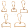 10Pcs 5 Styles Alloy Swivel Lobster Claw Clasps FIND-BBC0003-81KCG-1