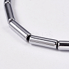 Non-magnetic Synthetic Hematite Beads Strands G-K022-3x14mm-08-3