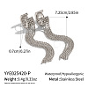 304 Stainless Steel Hoop Earrings AU2078-3-2