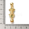 Brass Fold Over Clasps KK-H480-34G-3
