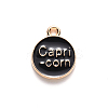Alloy Enamel Pendants X-ENAM-S124-01B-08E-3