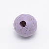 Printed Natural Wood Beads WOOD-TAC0007-57E-2