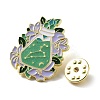 Flower Holy Vase Leo Enamel Pins JEWB-B012-03D-3