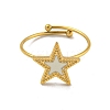 Adjustable 304 Stainless Steel Rings LS-RJEW-B058-02G-10-2