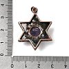Natural Amethyst Pendants G-A297-06R-19-3
