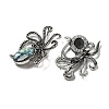 Natural Paua Shell/Abalone Shell Octopus Brooch FIND-Z032-03B-2