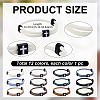 12Pcs 12 Colors Braided Rope Polyester Cord Bracelets BJEW-WR0001-05-2
