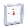 Square Transparent PE Thin Film Suspension Jewelry Display Box X1-CON-D009-01A-05-4