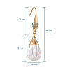 Natural Baroque Pearl Keshi Pearl Dangle Earrings X-EJEW-JE03527-3