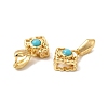 Rack Plating Brass with Resin Ice Pick Pinch Bails KK-G457-02G-02-2