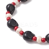 Synthetic Turquoise & Glass Seed Beads Bracelets BJEW-JB12170-01-4