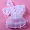 9 Grids Rabbit Shape Plastic Organizer Boxes LS-ANIM-PW0001-115-2