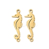 Ocean 201 Stainless Steel Laser Cut Sea Animals Connector Charms STAS-P428-0B-G-1