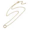 Ring PVD Vacuum Plating 304 Stainless Steel Crystal Rhinestone Pendant Necklaces & Bracelets & Stud Earrings Sets for Women SJEW-C004-09G-01-4