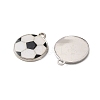 (Defective Closeout Sale: Enamel Yellowing) Eco-Friendly Alloy Enamel Pendants PALLOY-XCP0002-12-2
