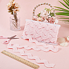 10 Yard Polyester Wavy Fringe Trim Ribbon SRIB-GF0001-38G-4