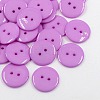 Acrylic Sewing Buttons X-BUTT-E084-C-M-2
