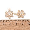 Brass Micro Pave Cubic Zirconia Pendants ZIRC-L105-04C-G-3