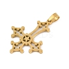 304 Stainless Steel Pendants STAS-C116-01G-2