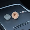 Full Rhinestone Mushroom Glass Perfume Bottles Air Freshener Diffuser Bottle Hanging Ornaments PW-WG8D50A-01-4