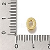 Rack Plating Brass Micro Pave Clear Cubic Zirconia Beads KK-G500-30G-O-3