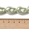 Electroplated Glass Imitation Pearl Beads Strands BSHE-M035-01A-01-1-4