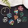 18Pcs 9 Style Rack Plating Alloy Enamel Pendants FIND-SZ0002-21-5