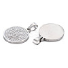 201 Stainless Steel Pendants STAS-N095-038P-2