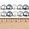 Electroplated Shell Pearl Beads Strands BSHE-H113-02B-4