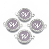 Alloy Enamel Links Connectors LS-ENAM-TAC0003-01S-01W-1
