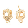 Brass Stud Earring Findings KK-N231-415-1
