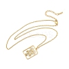 304 Stainless Steel Necklace LS-NJEW-D330-01G-04-2