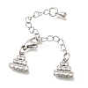 Brass Lobster Claw Clasps KK-K388-62P-1