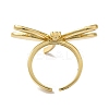 Rack Plating Brass Cuff Rings for Women RJEW-G325-04D-G-3