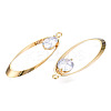 Brass Rhinestone Pendants KK-N216-411-3