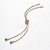 Brass Chain Bracelet Making KK-G290-09G-2