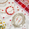 DIY Round Acrylic & Glass Beads Jewelry Making Findings Kits DIY-SP0003-01F-3