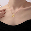 4Pcs 2 Styles 304 Stainless Steel Textured Pendants STAS-LP0004-44-3