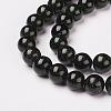 Synthetic Green Goldstone Beads Strands G-D169-02-6mm-2