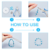 200Pcs 5 Styles 304 Stainless Steel Beads STAS-UN0021-86P-5