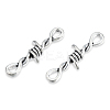 Tibetan Style Alloy Connector Charms TIBE-N011-059-2