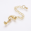 Long-Lasting Plated Brass Chain Extender X-KK-F711-11G-1