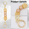 2Pcs Square Resin Beaded Bag Extension Chains PURS-GF0001-07B-5