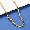 304 Stainless Steel Rope Chain Necklaces NJEW-F226-03G-04-1