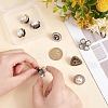 8pcs 8 style Alloy Shoe Buckle Clips FIND-FG0001-65-3