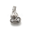 Brass Micro Pave Cubic Zirconia Charms KK-P295-23P-1