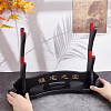 2-Tier Wooden Sword Katana Holder Stand AJEW-WH0470-93B-3