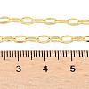 Brass Paperclip Chains Necklace for Women NJEW-P265-29G-2
