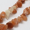 Natural Red Aventurine Beads Strands X-G-F328-09-3