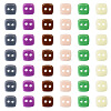 80Pcs 2-Hole Porcelain Buttons PORC-PJ0001-02C-3